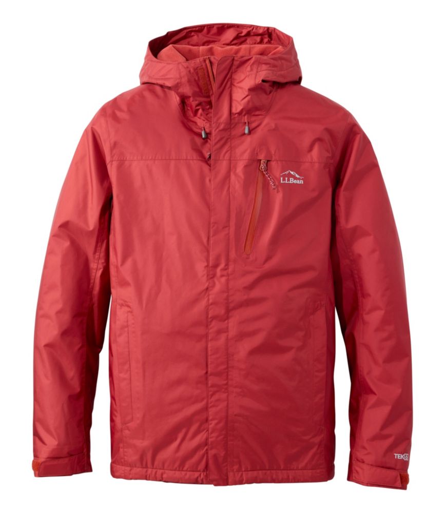Men's Trail Model Rain Jacket, Fleece-Lined - US 4795