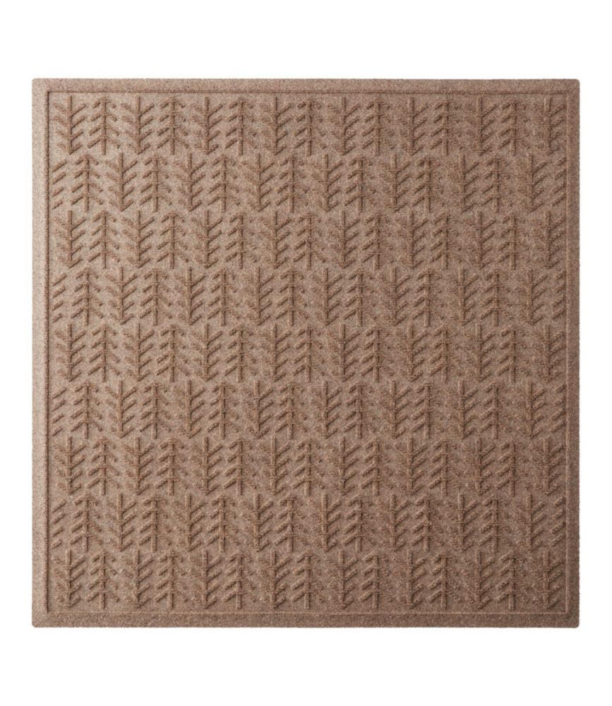 Everyspace Recycled Waterhog Mat, Square, Trees - US 8689
