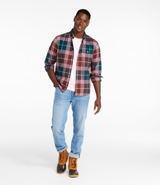 Men's Signature Premium Pima Cotton Oxford Shirt, Long-Sleeve - US 7778