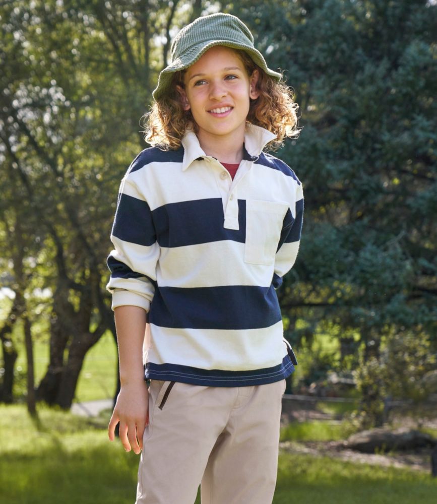Kids' Striped Rugby Shirt - US 8348