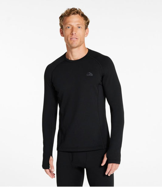 Men's L.L.Bean Heavyweight Base Layer Crew Top - US 4881