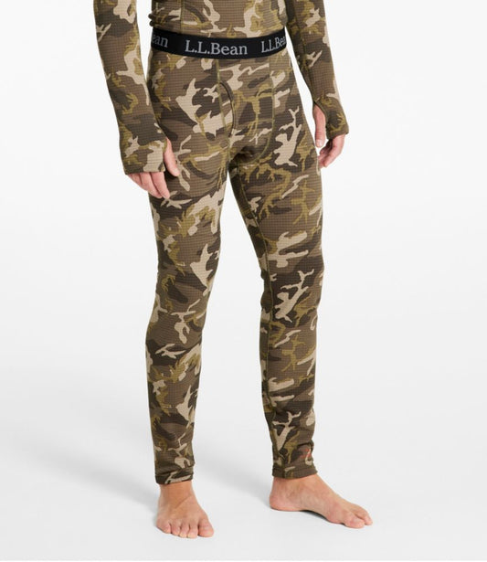 Men's L.L.Bean Heavyweight Base Layer Pant, Print - US 2038
