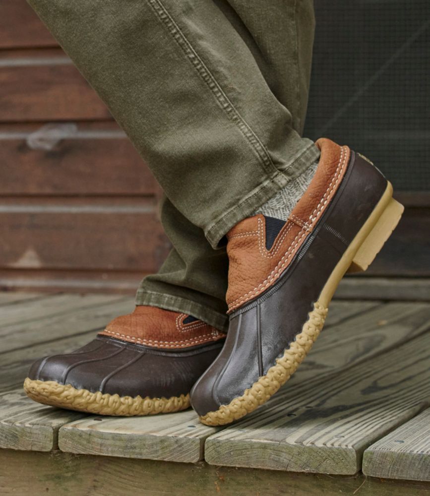 Men's Bean Boots, Slip-On Rubber Mocs - US 5630
