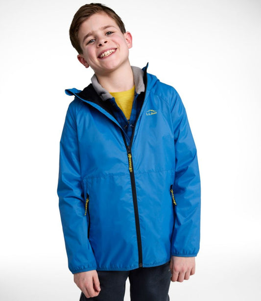 Kids' Wind and Rain Jacket, Lined - US 1109