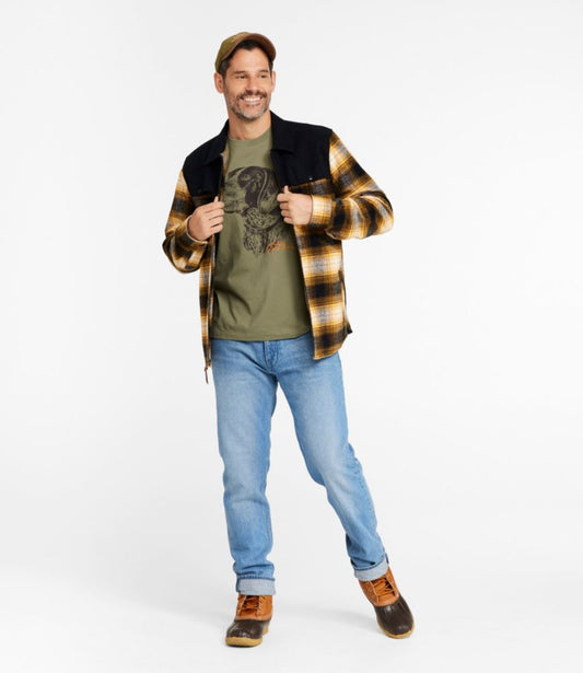 Men's Signature 1965 Chamois Cloth Stag Jacket, Plaid - US 8107