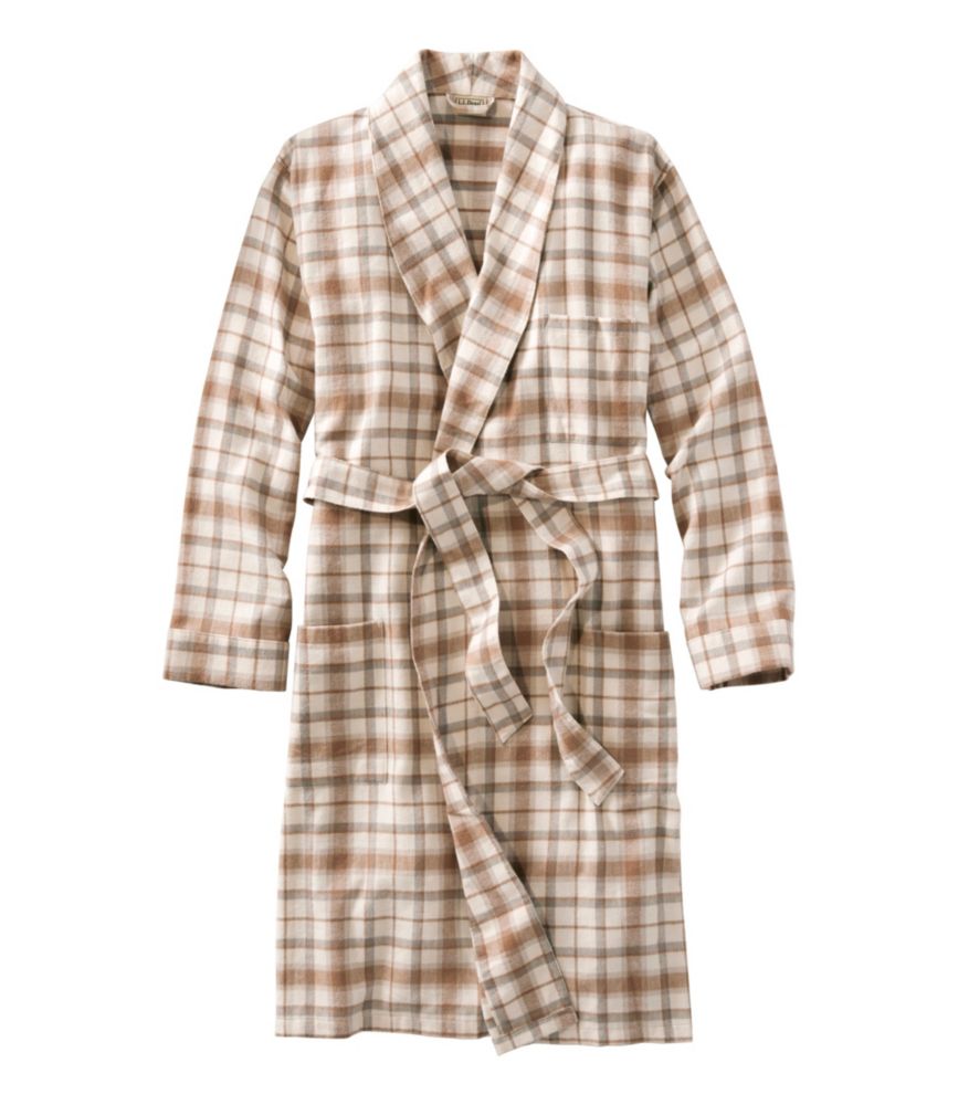 Men's Scotch Plaid Flannel Robe - US 8516