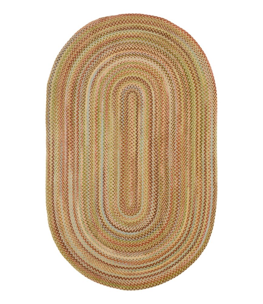 L.L.Bean Braided Wool Rug, Oval - US 3578