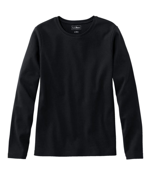 Women's L.L.Bean Tee, Long-Sleeve Crewneck - US 2399