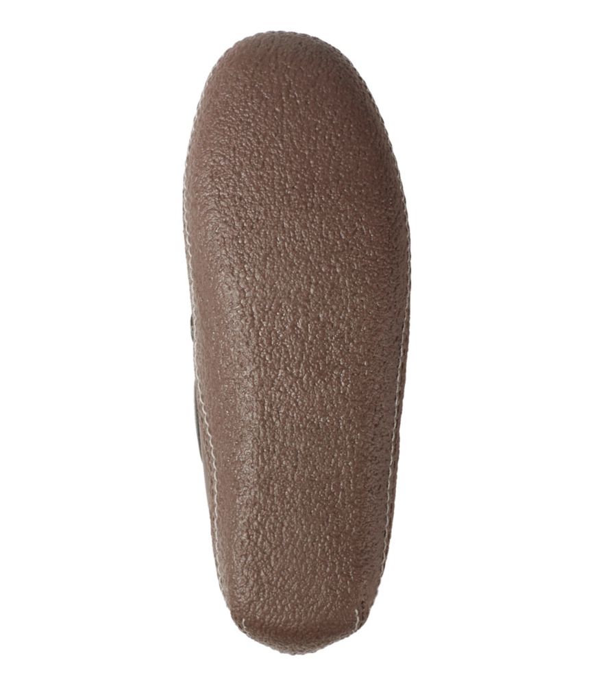Men's Handsewn Slippers, Flannel-Lined - US 2557