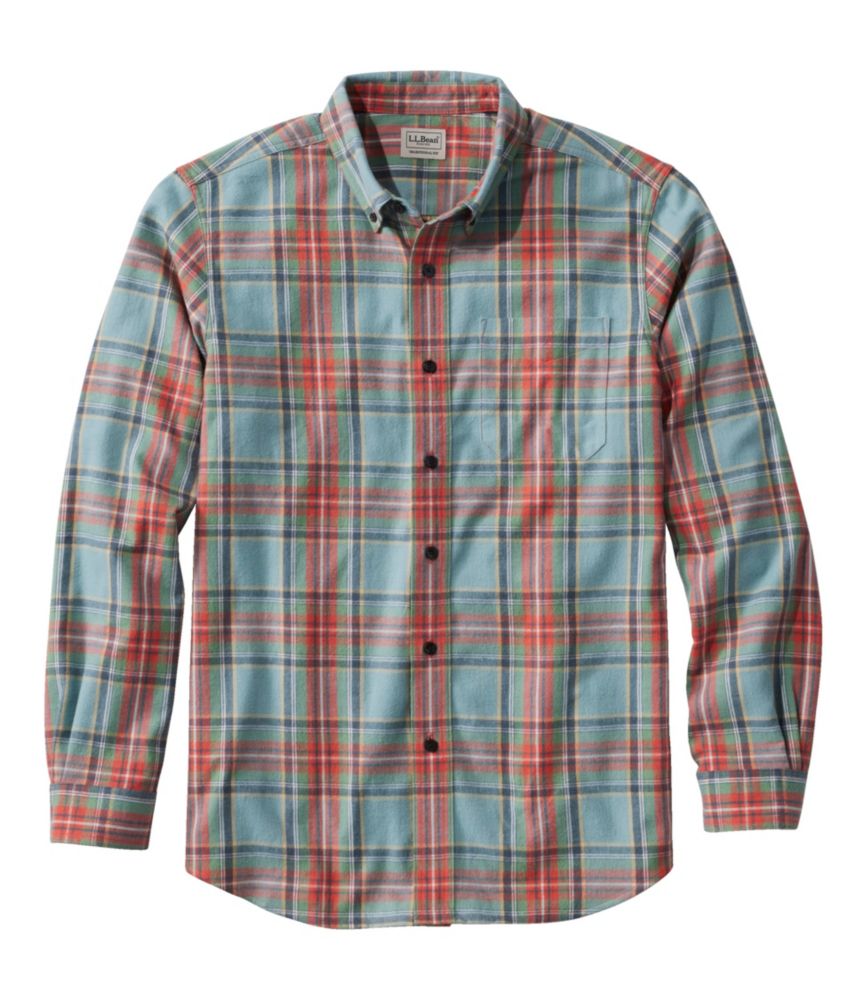 Men's Scotch Plaid Flannel Shirt, Traditional Fit - US 9752