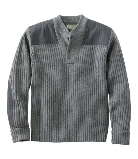 Men's Commando Sweater, Henley - US 1242
