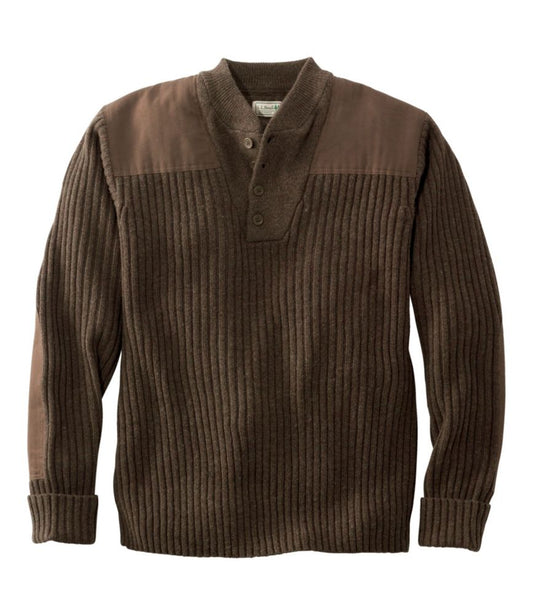 Men's Commando Sweater, Henley - US 7012