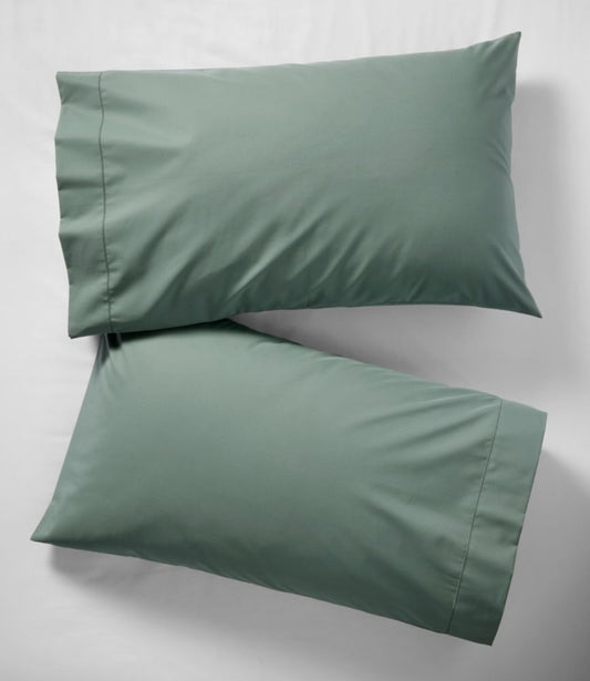 280-Thread-Count Pima Cotton Percale Pillowcases, Set of Two - US 5769