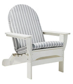 Casco Bay Adirondack Chair Seat and Back Cushion, Stripe - US 9924