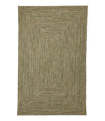 All-Weather Braided Rug, Concentric Pattern Rectangular - US 5457
