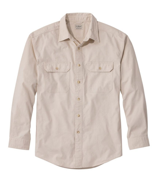 Men's Sunwashed Canvas Shirt, Traditional Fit - US 0719