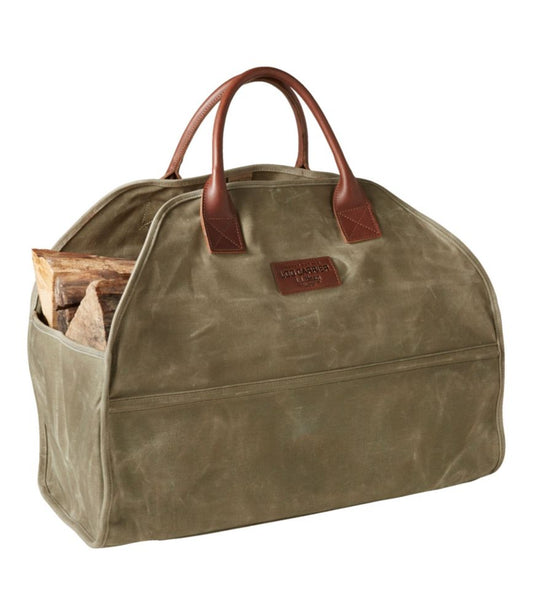 Waxed-Canvas Log Carrier - US 2250