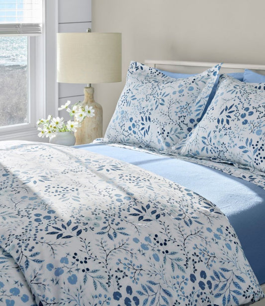 280-Thread-Count Pima Cotton Percale Comforter Cover Collection, Print - US 1547