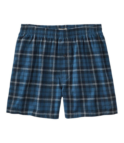 Men's Scotch Plaid Flannel Boxers - US 1777