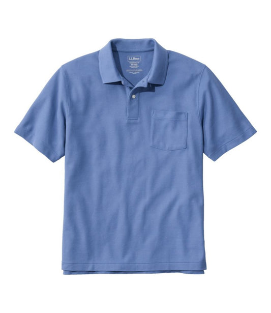 Men's Premium Double L® Polo, Hemmed Short-Sleeve with Pocket - US 9134