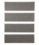 Everyspace Recycled Waterhog Mat, Stair Treads, Set of Four - US 7425
