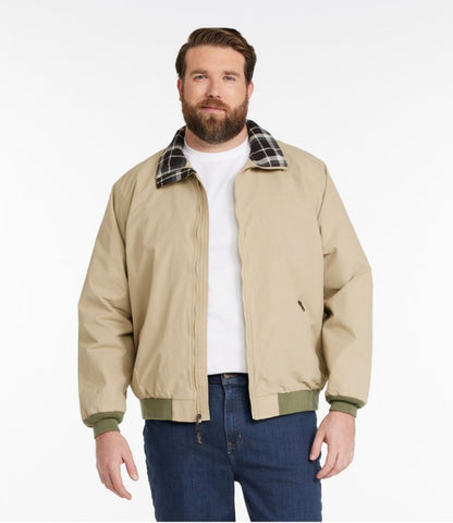 Men's Warm-Up Jacket, Flannel-Lined - US 7419