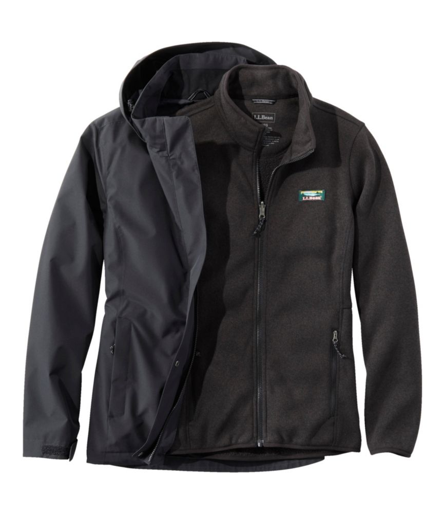 Women's L.L.Bean Sweater Fleece 3-in-1 Jacket - US 4463
