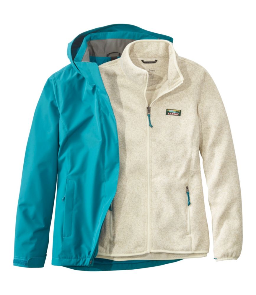 Women's L.L.Bean Sweater Fleece 3-in-1 Jacket - US 0656