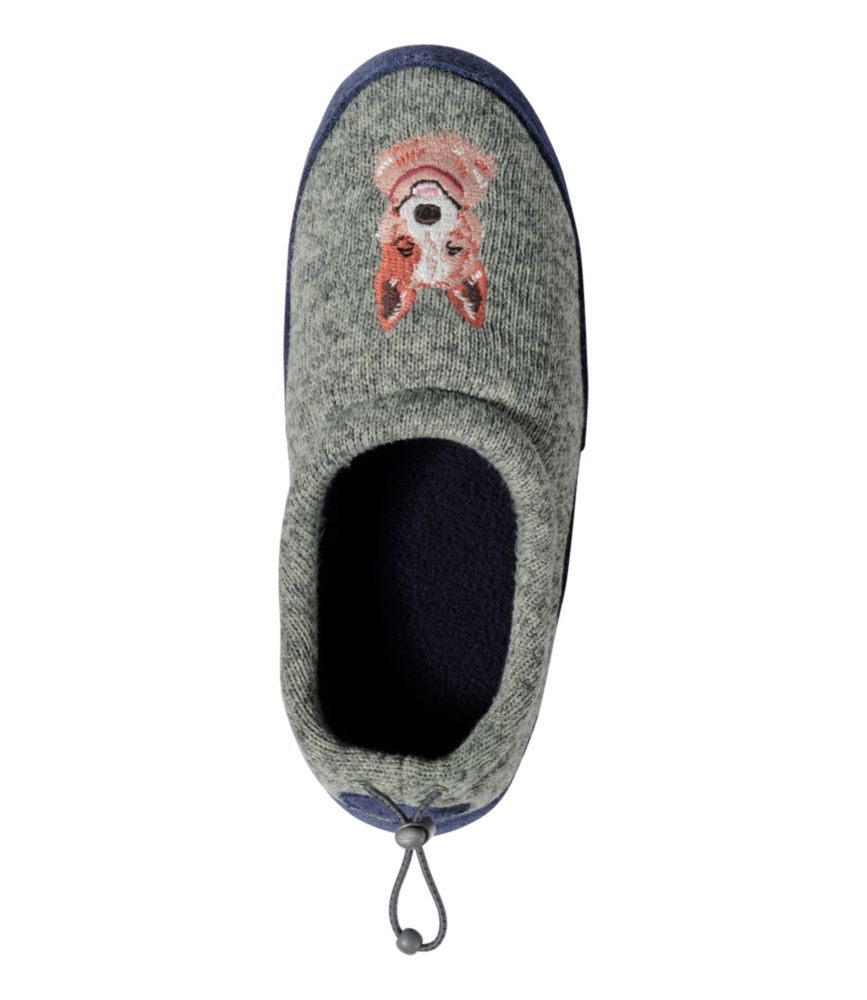 Kids' Sweater Fleece Slippers, Motif - US 5182