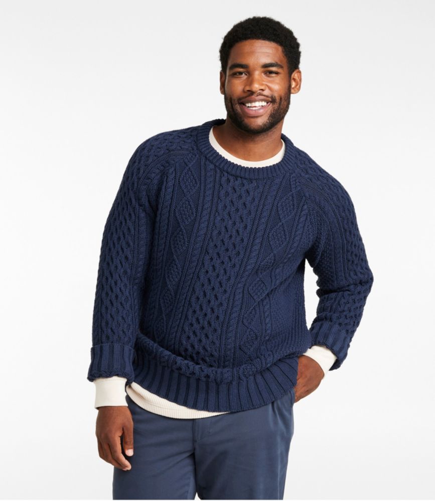 Men's Signature Cotton Fisherman Sweater - US 2875