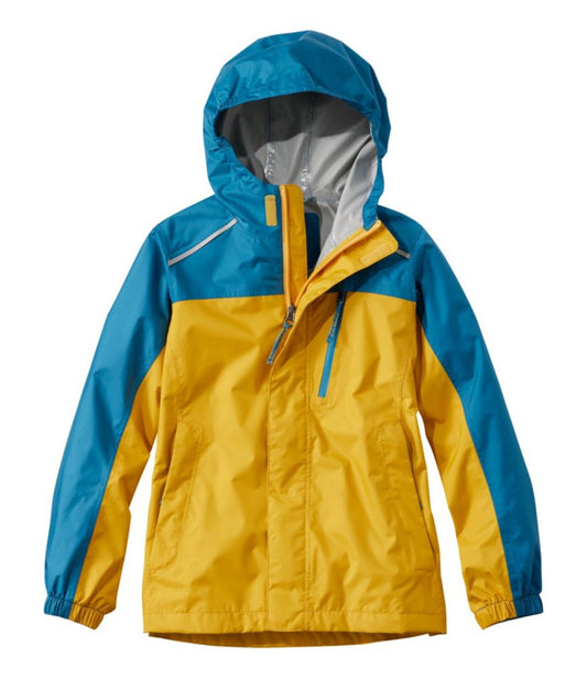 Kids' Trail Model Rain Jacket, Colorblock - US 9890