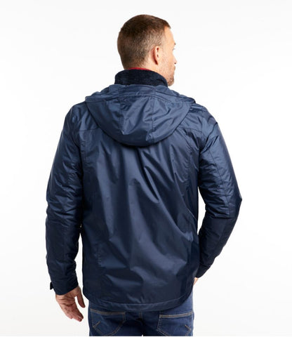 Men's Trail Model Rain Jacket, Fleece-Lined - US 3597