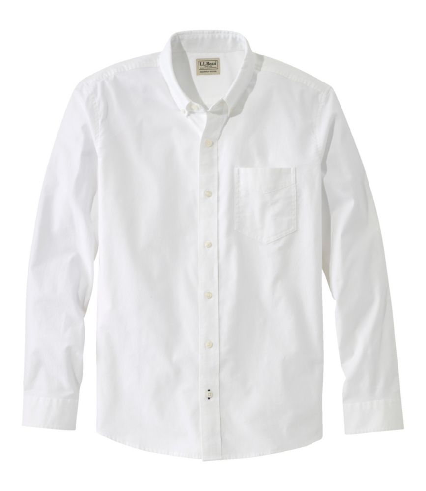 Men's Comfort Stretch® Oxford Shirt, Slightly Fitted Untucked Fit - US 9037