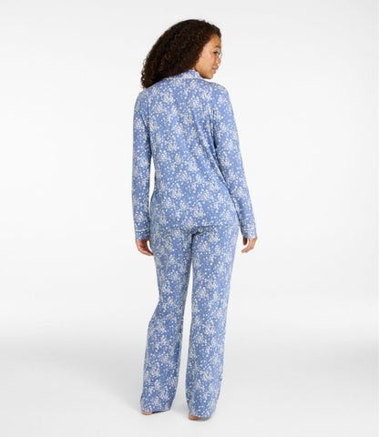 Women's Super-Soft Shrink-Free Pajama Set, Button-Front - US 4871