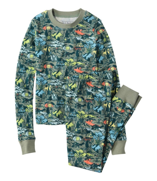 Kids' Organic Cotton Fitted Pajamas - US 7914