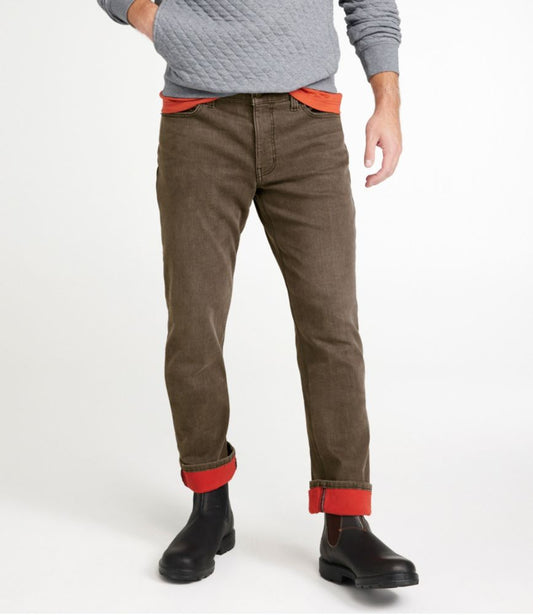 Men's BeanFlex® Jeans, Standard Athletic Fit, Fleece-Lined - US 3355