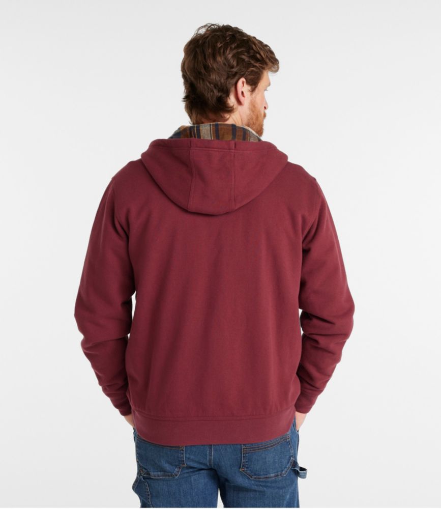 Men's Katahdin Iron Works® Hooded Sweatshirt, Flannel-Lined - US 1890