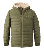 Men's Mountain Classic Down Hooded Jacket, Sherpa-Lined - US 3984
