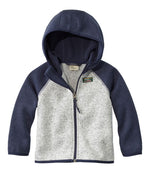 Infants' and Toddlers' L.L.Bean Sweater Fleece, Hooded Colorblock - US 9843