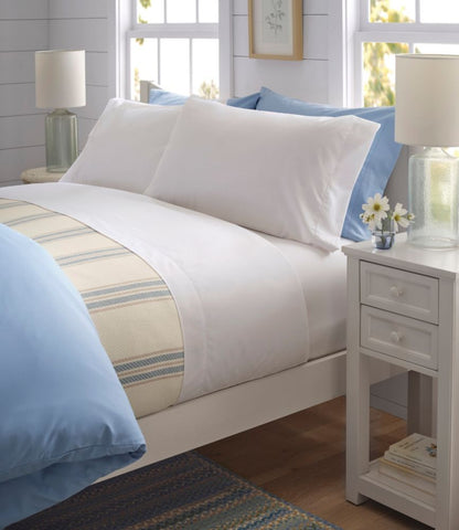 280-Thread-Count Pima Cotton Percale Sheet Set - US 6900
