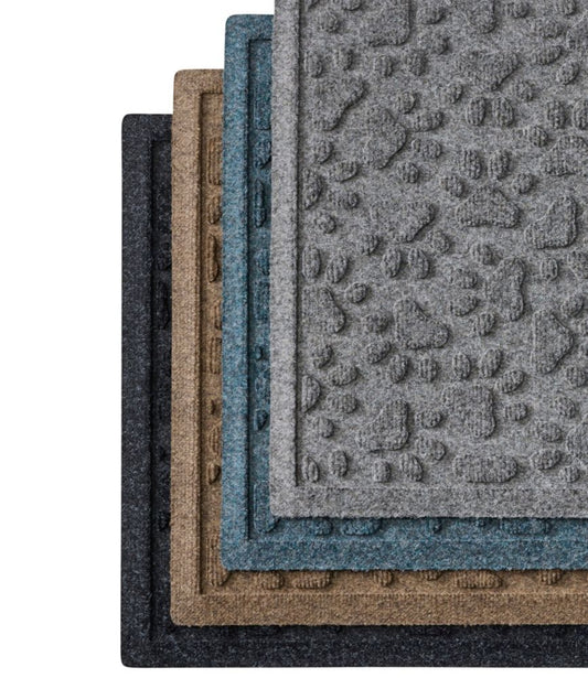 Recycled Waterhog Dog Mat, Scattered Paws - US 7312