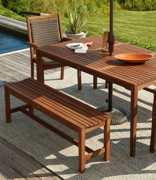 Eucalyptus Farmhouse Bench - US 7797