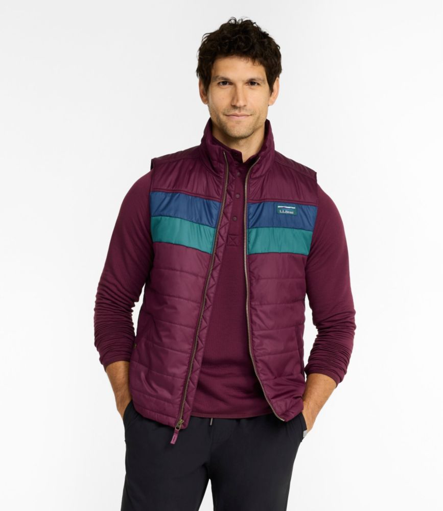 Men's Mountain Classic Puffer Vest, Colorblock - US 6790