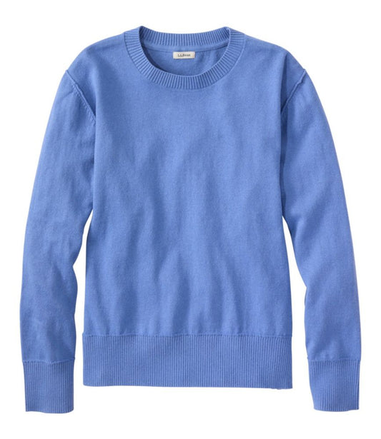 Women's Cotton/Cashmere Sweater, Crewneck - US 5938