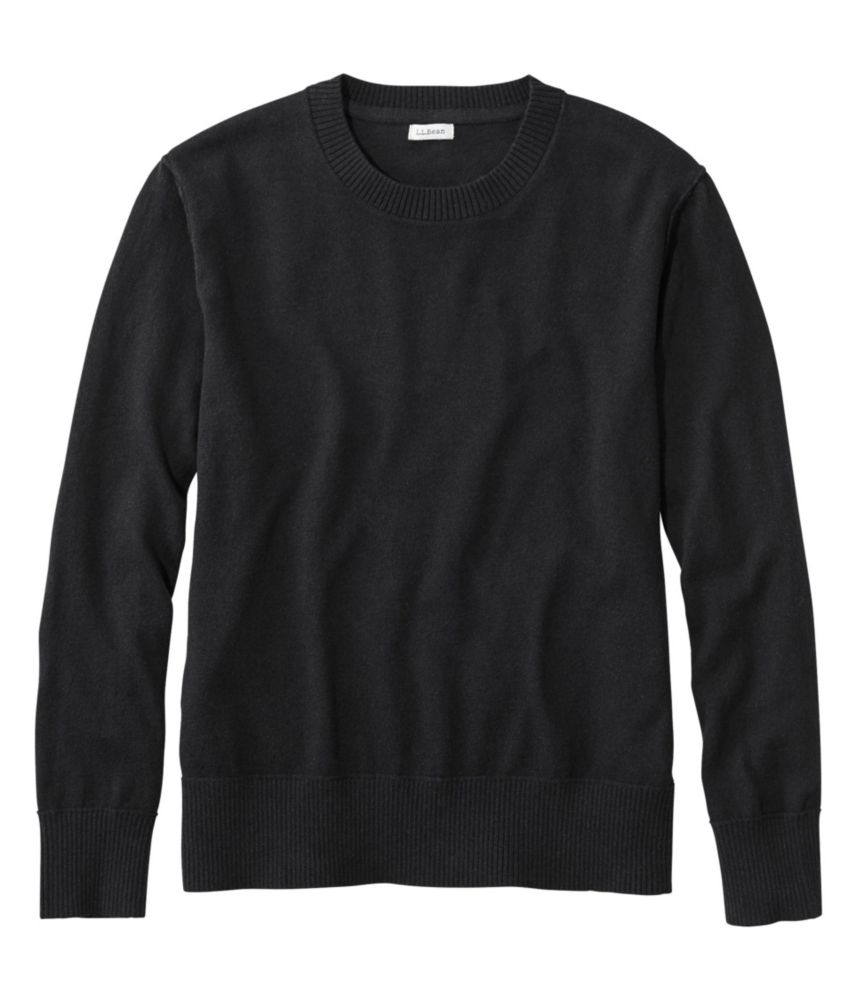 Women's Cotton/Cashmere Sweater, Crewneck - US 3987