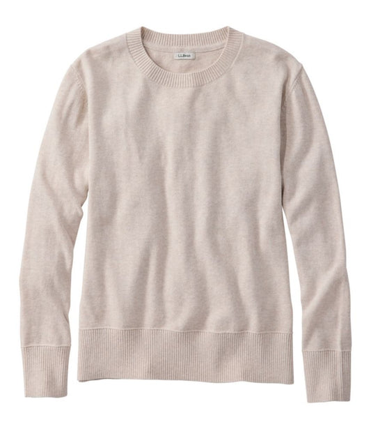 Women's Cotton/Cashmere Sweater, Crewneck - US 5410