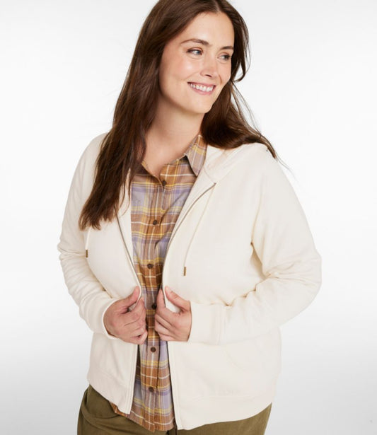 Women's L.L.Bean 1912 Sweatshirt, Flannel-Lined Hoodie - US 3923