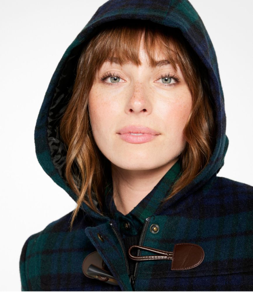 Women's Classic Lambswool Duffel Coat, Pattern - US 0682