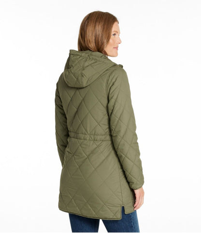 Women's Bean's Cozy Quilted Coat - US 4491