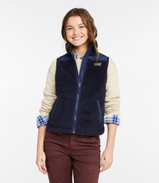 Women's Bean's Sherpa Fleece Vest - US 4135